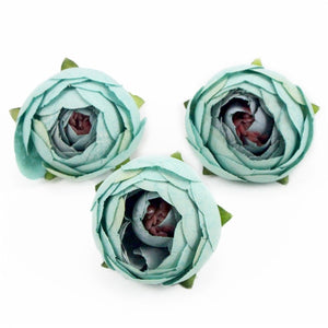 Lucia crafts 5pcs/lot diameter 3.5cm Artificial Flower Camellia Hand Made Home Decorative Wedding Simulation Flower 027017059