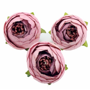 Lucia crafts 5pcs/lot diameter 3.5cm Artificial Flower Camellia Hand Made Home Decorative Wedding Simulation Flower 027017059