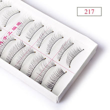 Load image into Gallery viewer, 10 Pair Pro Natural Long Sparse False Mink Eyelashes Fake Eyelash Eye Lashes Thick  Handmade  Makeup Extension Tools TR504
