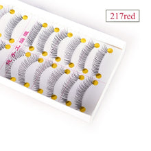 Load image into Gallery viewer, 10 Pair Pro Natural Long Sparse False Mink Eyelashes Fake Eyelash Eye Lashes Thick  Handmade  Makeup Extension Tools TR504