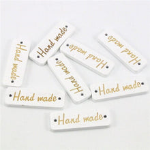 Load image into Gallery viewer, Lucia crafts Painting With &quot;Hand made&quot; 2 Holes Connectors Sewing Wood Buttons Scrapbooking DIY Sewing Accessories 004010064