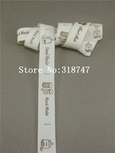 Load image into Gallery viewer, Lucia crafts Multi Size &quot;Hand made&quot; Design Printed Cotton Ribbons Fabric DIY Trim Sewing Labels Handcraft Accessories 040056110
