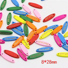 Load image into Gallery viewer, Lucia crafts Painting With &quot;Hand made&quot; 2 Holes Connectors Sewing Wood Buttons Scrapbooking DIY Sewing Accessories 004010064