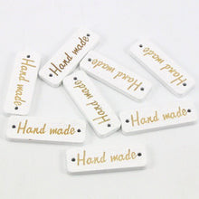 Load image into Gallery viewer, Lucia crafts Painting With &quot;Hand made&quot; 2 Holes Connectors Sewing Wood Buttons Scrapbooking DIY Sewing Accessories 004010064